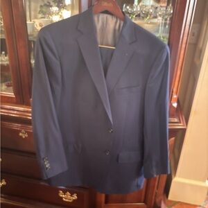 Hart Schaffner Marx Navy Suit